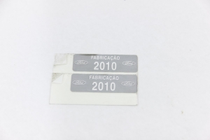 Emblema Ford Fabricação 2010 (Par) Ford Universal 2010-2010 Usado (073)