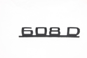Emblema Mb '608 D' Original (Metal) Preto