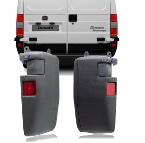 Kit Ponteira Para-choque  Tras Boxer / Ducato / Jumper com Defletor 1998 / 2014  2 Peças
