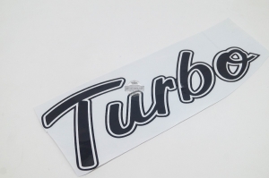 Emblema 'Turbo' F-1000 93/... Preto