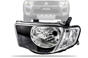 Farol L200 Triton Hpe 08/10 Gls/Xb/Hls 11/16 Cristal Le Tyc