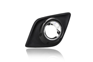 Moldura Farol Auxiliar Hilux 16/... Diant com Aro Cromado Le