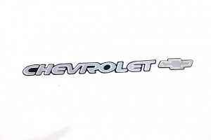 Emblema 'Chevrolet' Blazer S10 01... Prata com Logo