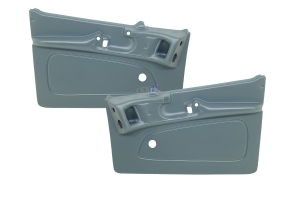 Kit Forro Porta Mb 712c/914c/1620/1622/2638/1218/1718/1318/1215 (S/ Tecido) Cinza 2 Peças