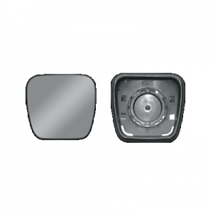 Lente com Base Espelho Iveco Tector/Cursor/Stralis S/ Desembaçador Auxiliar (Pequeno) Ld