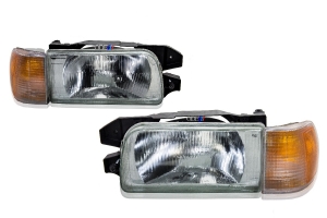 Kit Farol Diant Agrale 7500 / 8500 com Pisca 1991 / 1995 4 Peças