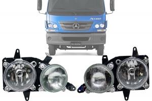 Kit Farol Mb Accelo 715 / 815 / 915 / 1036 / 1316 Nino Padrão Original