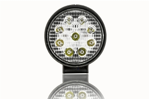 Farol Auxiliar Led Redondo Universal 6000k 10v/30v 27w