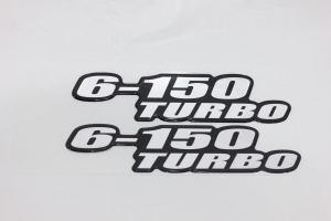 Emblema '6-150 Turbo'  Gmc