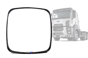 Lente C/ Base Espelho Cargo Pesado 13/... Euro 3 Convexo (Pequeno)