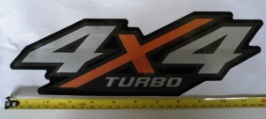 Emblema '4x4 Turbo' Hilux 16/20