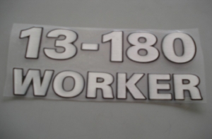Emblema '13-180 Worker' Lateral Vw