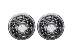 Kit Lanterna Diant e Tras L200/ Hpe/ Pajero Sport 04/11 Cristal 90mm Original (Iam)