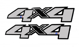Emblema '4x4' S10 12/... Escovado S/ Resina