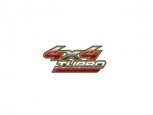 Emblema '4x4 Turbo' Hilux 09/15