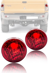 Kit Lanterna Tras L200/ Hpe/ Pajero Sport 04/11 Savana  Vermelha 90mm (Original) 2 Peças