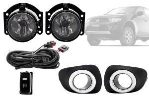 Farol Auxiliar Triton Hpe 13/14 Pajero Dakar 08/12 Kit
