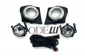 Farol Auxiliar Triton Sport 17/19 com Aro Prata Kit