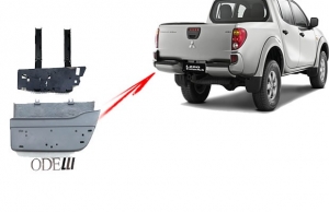 Para-choque Traseiro L200 Triton 08/15 Fibra Le
