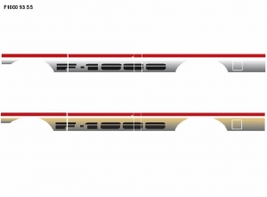 Faixa Original F-1000 93/... Super Series Dourado