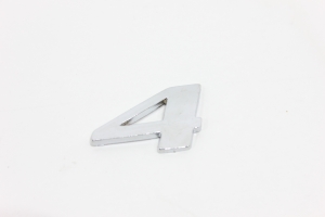 Emblema '4' Cromado Mb Axor Atego Accelo