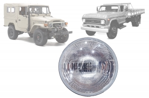 Farol Acd10 Cd60 D70 66/85 Veraneio 66/88 Mb 1111/1113 .../81 Toyota Bandeirantes 70/84 Modelo Sealed Beam