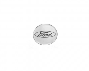 Emblema Calota Centro Roda F-250 F-350 Prata