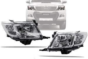 Kit Farol Dianteiro  Hilux 12/15 Tyc 2 Peças