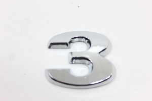 Emblema '3' Vw 15/... Cromado