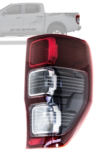 Lanterna Tras Ranger 13/... Fundo Escuro Modelo Raptor Ld