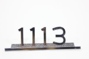 Emblema '1113' Antigo (Cromado) Plastico