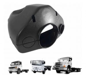 Moldura Coluna Direção Mb 709/710/912/.../1618 Preto Sup e Inferior