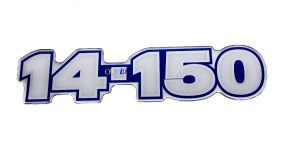 Emblema Vw '14-150' Pequeno Resinado 91/98