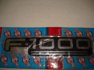 Emblema 'F-1000' Listrado (Siliconado) Par