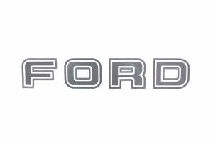 Emblema 'Ford' Tampa Traseira F-1000 95/98 Prata