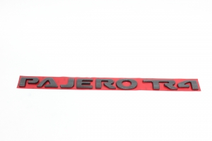 Emblema 'Pajero Tr4' 10/15 Grafite