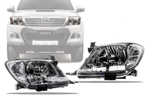 Kit Farol Dianteiro Hilux 09/11 Original Tyc 2 Peças