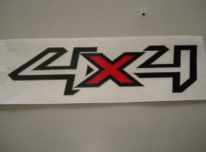 Emblema '4x4' Ranger 13/... Preto (Par)