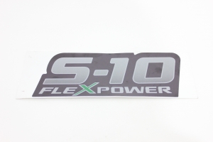 Emblema 'S10 Flex Power' 2010/11 Pequeno