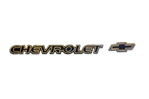Emblema 'Chevrolet' Blazer S10 Ouro com Logo