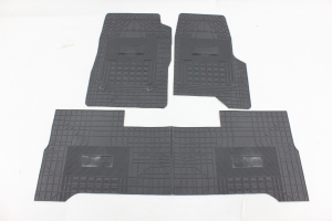 Tapete Cabine Ranger .../11 Cabine Dupla 3 (Peças) Borracha Padrão Original