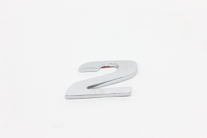 Emblema '2' Cromado Mb Axor Atego Accelo
