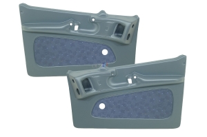 Kit Forro Porta Mb 712c/914c/1620/1622/2638/1218/1718/1318/1215 (C/ Tecido) Cinza 2 Peças