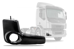 Acabamento Para-choque  Volvo Vm .../13 C/ Abertura Farol Ld