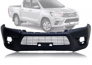 Para-choque Dianteiro Hilux Cabine Dupla 16/18  com Grade