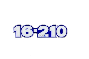 Emblema '16-210' Pequeno Resinado 89/91