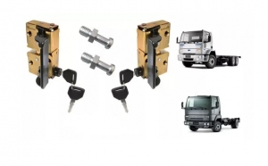 Kit Batente Porta +fechadura Porta  Cargo 85/13 Lado Direito e Lado Esquerdo