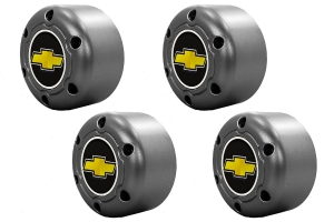 Kit Calota com Emblema Tracker 01/09 Prata 8 Peças