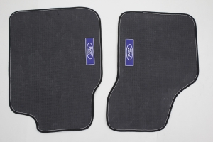 Tapete Cabini F-250 99/12 Cabine Simples Pvc (2 Peças) Preto