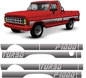 Faixa Original ''Turbo'' F-1000 91/92 Prata